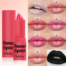 (Matches the image) 8 Colors Velvet Lip Gloss Pearlescent Lipstick Glitter Lipstick Black Lipstick Long Lasting Non-Fading Non-Sticky Cup Lipstick