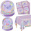 61 Pieces Butterfly Birthday Decorations 1