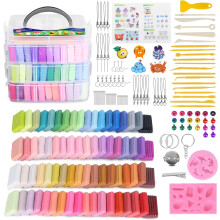 Polymer Clay Kits 72Colors Sculpting Molding Clay DIY Modeling Clay