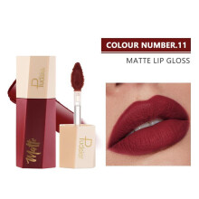 (Matches the image) 14 Colors Lip Glaze Non-Stick Long Lasting Red Lip Mud Highly Saturated Matte Liquid Lipsticks Makeup Lip Gloss