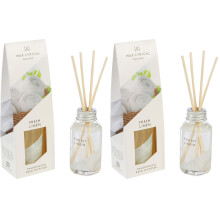 WAX LYRICAL Fresh Linen, 40ml Reed Diffuser (Pack of 2)