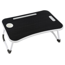 iTrend Laptop Bed Table - Laptop Desk with Foldable Legs & Cup Slot