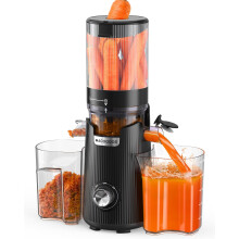 ACOQOOS Juicer Machines for Whole Fruit and Vegetable with 5.3" Wider