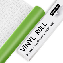 Permanent Vinyl for Cricut - 10Ft Matte Apple Green Adhesive Vinyl She