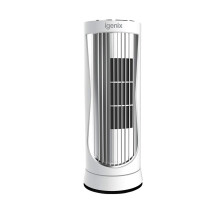 Igenix DF0022 12" Mini Tower Fan - Compact Oscillating Desk Fan with 3