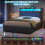DICTAC Small Double Ottoman Bed Frame with Hydraulic Storage 4