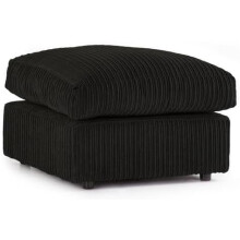 jumbo cord fabric essential footstool large size (Navy Black)