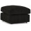 jumbo cord fabric essential footstool large size (Navy Black) 1