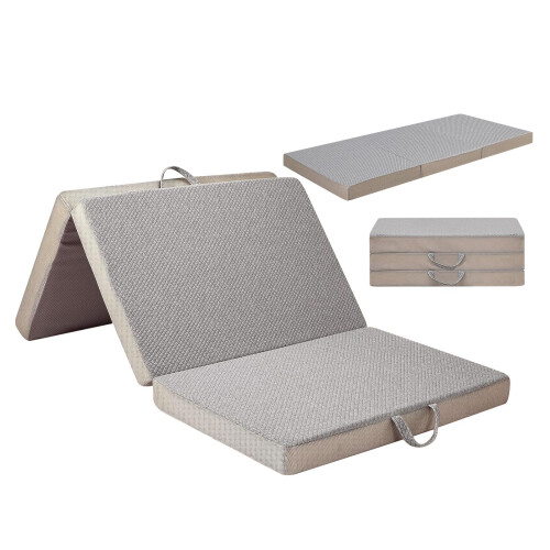 Gwydre Tri-fold 190 * 135 * 15cm Double Memory Foam Mattress