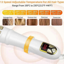 (28mm, Pink EU Plug) 2025 Best Hair Curling Wand 28mm Automatic Rotating Curling Iron for Professional Big Waves and Inward Curls