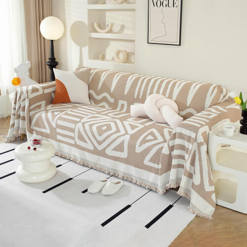 Royhom Boho Sofa Cover 4 Seater - Corner Sofa Covers L Shape