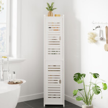 Dripex 7 Tier Tall Bathroom Floor Cabinet - 20W x 20D x 118H cm