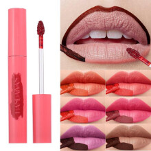 (Matches the image) Matte Lipsticks Peel Off Tattoo Lipgloss Waterproof Velvet Lip Tint Not Easy Fade Lip Glaze Cosmetic