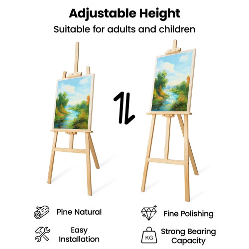 Easel Stand for Wedding - Easel Display Stand 59" Canvas Stand for Pai 2