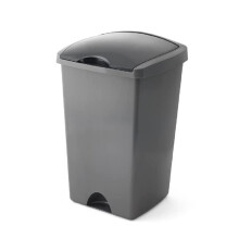 Addis 50ltr Lift Up Flat top Kitchen Waste Trash Complete Bin
