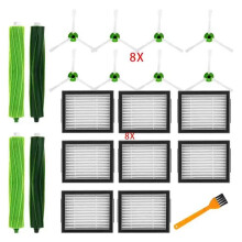Replacement Parts for I3 I3+ I4 I4+ I6 I6+ I7 I7+ I8 I8+ E5 E6 E7 Vacuum Cleaner Main/Side Brush Filter