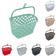Durable Plastic Peg Tidy Basket Laundry/Clothes Pegs with Handle Light