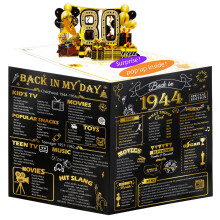 80th Birthday Pop Up Cards