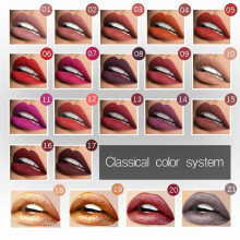 (Matches the image) Matte Lip Glaze High Pigment Liquid Lipstick Waterproof Long-Lasting Non-Stick Cup Women's Makeup Essential