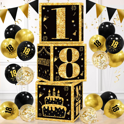 18th Birthday Decorations for Boys Girls