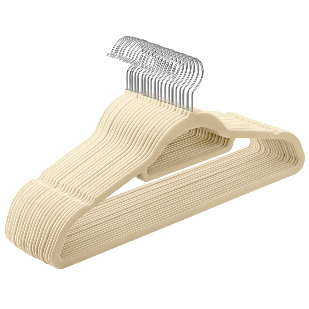 Songmics Velvet Hangers - Set Of 20 Clothes Coat Hangers - Non-Slip