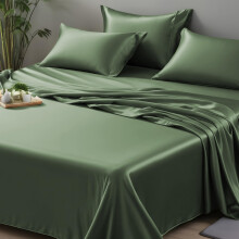 LINENWALAS Organic Vegan Bamboo Flat Sheet Only, Softest, Silky Cool Bamboo Bedding Only Flat Bed Sheet King Size Luxury Flat Sheet Perfect for Skin