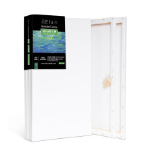 Elan Stretched Canvases 30x60 CM - 6-Pack Art Canvases for Painting 28