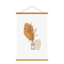 B0 Poster Frame Hangers 100cm, Magnetic Wooden Poster Hanger Rails Magnet Frame Hanging Kit for 100x70 100x50 Landscape Large Size Wall Map (100cm