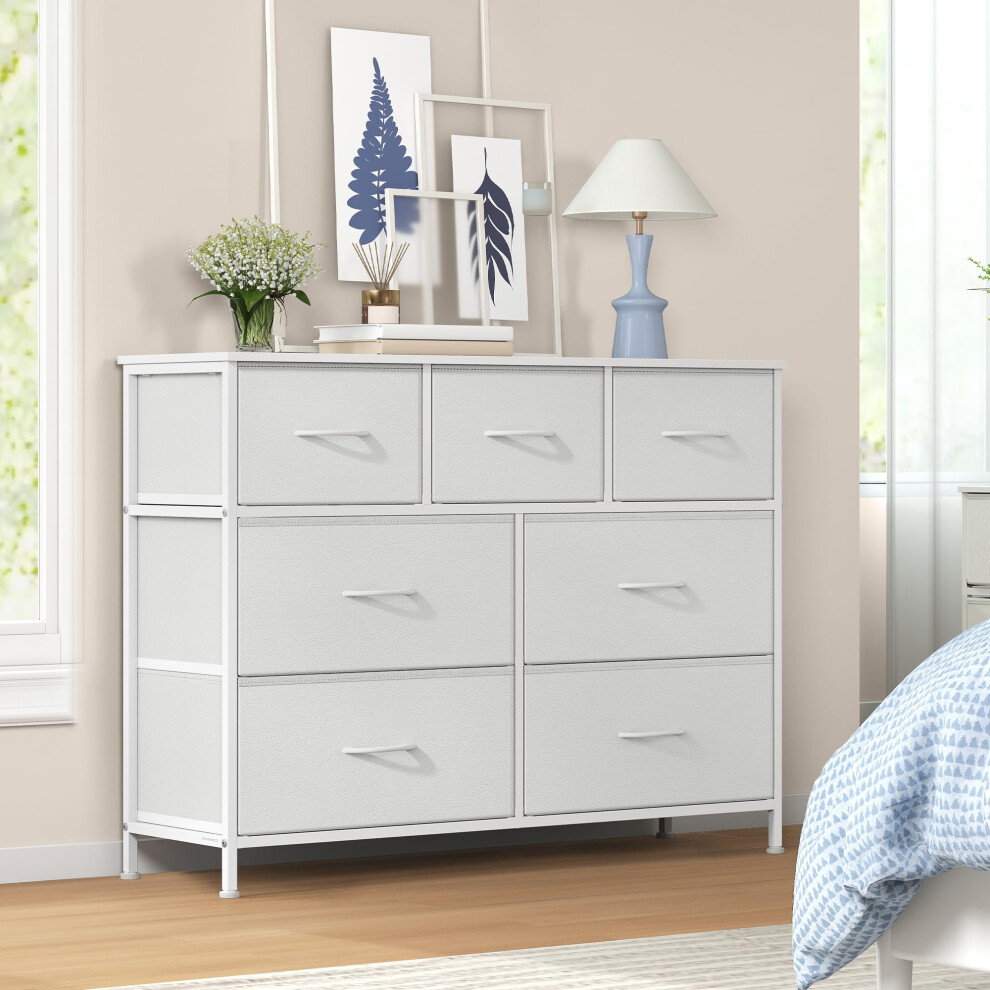Songmics Chest Of Drawers - 7 Storage Drawers Bedroom - Storage Unit