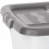 Strata Strata 5 x 80 Litres Curve Plastic Stackable Storage Box & Lid with 6