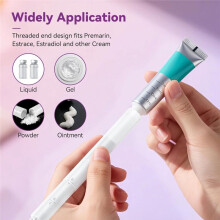 20 Packs Disposable Vaginial Cream Applicators - Fits Suppository, Creams and Most OTC Gels, Feminine Care Applicator