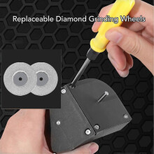 Drill Bit Sharpener Set High Accuracy Drill Bit Grinder 10PCS Diamond Grinding Disc and 3 Auxiliary