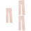 3Stk Leggings Beige Hochwertig Elastisch Für Winter 6