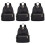 4Stk Lässiger Oxford Rucksack Damen Schule Reise 2