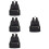 4Stk Lässiger Oxford Rucksack Damen Schule Reise 4
