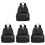 4Stk Lässiger Oxford Rucksack Damen Schule Reise 6