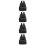 4Stk Lässiger Oxford Rucksack Damen Schule Reise 5