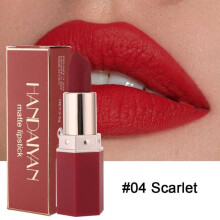 (Matches the image) 6 Colors Matte Waterproof Velvet Lipstick Sexy Red Brown Pigments Makeup Long Lasting Profissional Lipstick