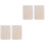 4Stk Multifunktionaler Hautschutz Tattoofleck Abdeckung Khaki Farbton 2