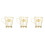3Stk Metall Aufbewahrungsbox Organizer Gold 5