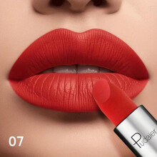 (Matches the image) Waterproof 24 Hours Velvet Matte Lip Gloss Moisturizing Nude Lipsticks Long Lasting Sexy Red Lip Tint Makeup Cosmetic Lip Gloss