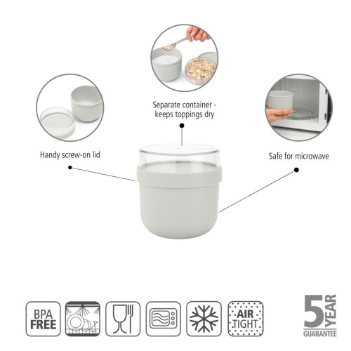 Brabantia Brabantia - Make & Take Breakfast Bowl 0.5L 1