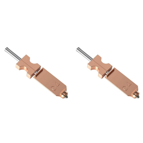 2X for Flashforge AD5X Hotend Nozzle Upgraded 0.4mm Stainless Steel Hotend 3D Printer Accessories