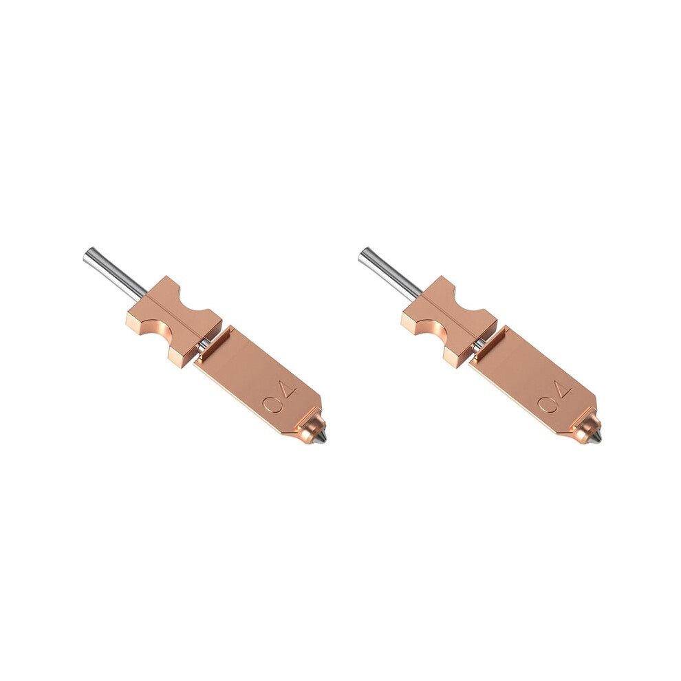 2X For Flashforge Ad5x Hotend Nozzle Upgraded 0.4Mm Stainless Steel Hotend 3D Printer Accessories 4711486671825