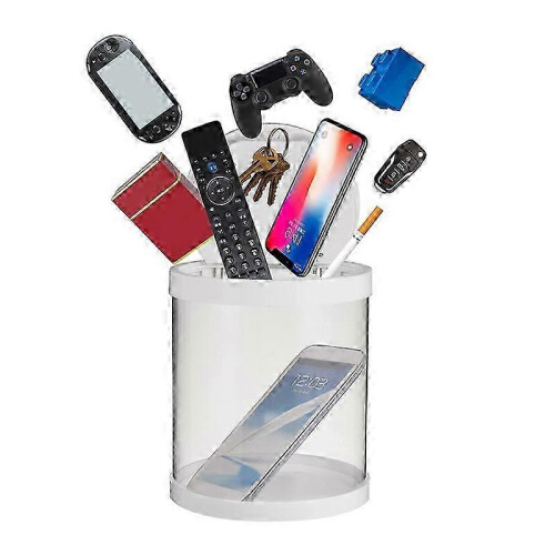 Timer lock box for valuables, electronic black storage container 2