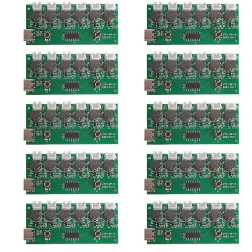 Six-Spray Humidifier Module, Atomizer Control Board, USB Interface, Atomizer Driver Circuit Board 10 Pieces