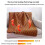 (75x120cm, Pink) Multicolorfunctional USB Heating Blanket Winter Shawl with Adjustable Levels 1