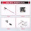 5V Brushless ESC  Brushless Motor Speed Controller Handheld Fan Drive Board with 6 Gears Speed Adjustable 6