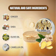 60g Natural Ginger Shampoo Soap Reduce Hair Loss Clean Dandruff Nourish Moisturize Scalp Improve Hair Quality Hair Care Product