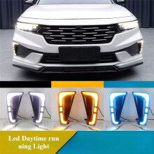 Front LED Daytime Running Light for Accord 2025 11.5th Sequential Turn Signal Light Fog Lamp DRL